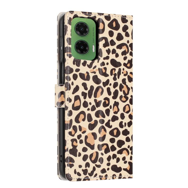 For Moto G35 Colorful Painting Vegan Leather Phone Case with Lanyard