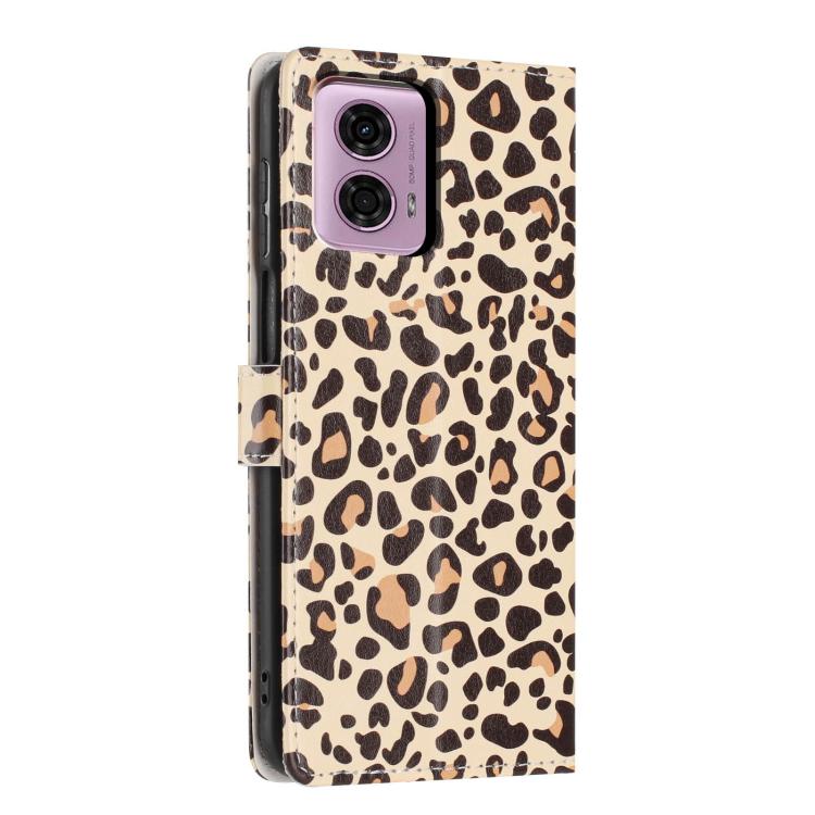 For Moto G04 / G24 Colorful Painting Vegan Leather Phone Case with Lanyard