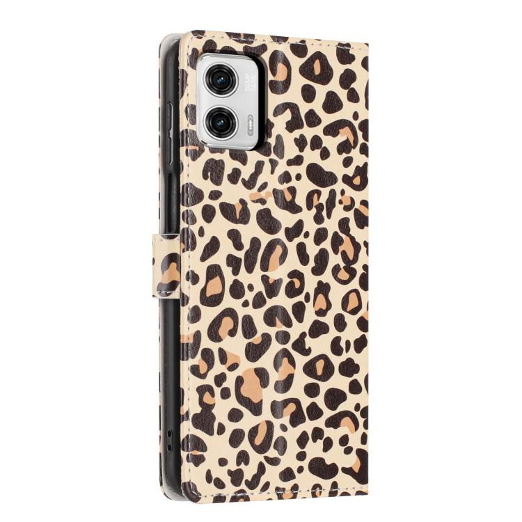 For Moto G73 Colorful Painting Vegan Leather Phone Case with Lanyard