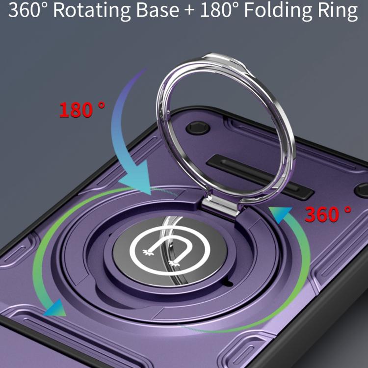 For Honor 400 5G Global 156.5mm Sliding Camshield Holder Magnetic Phone Case