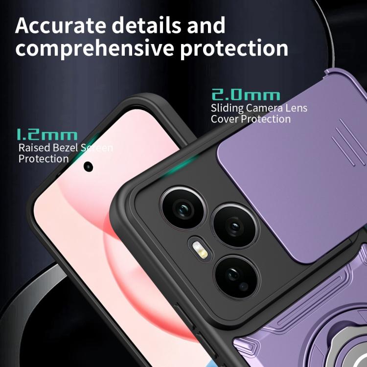 For Honor 400 Pro 5G Global 160.8mm Sliding Camshield Holder Magnetic Phone Case