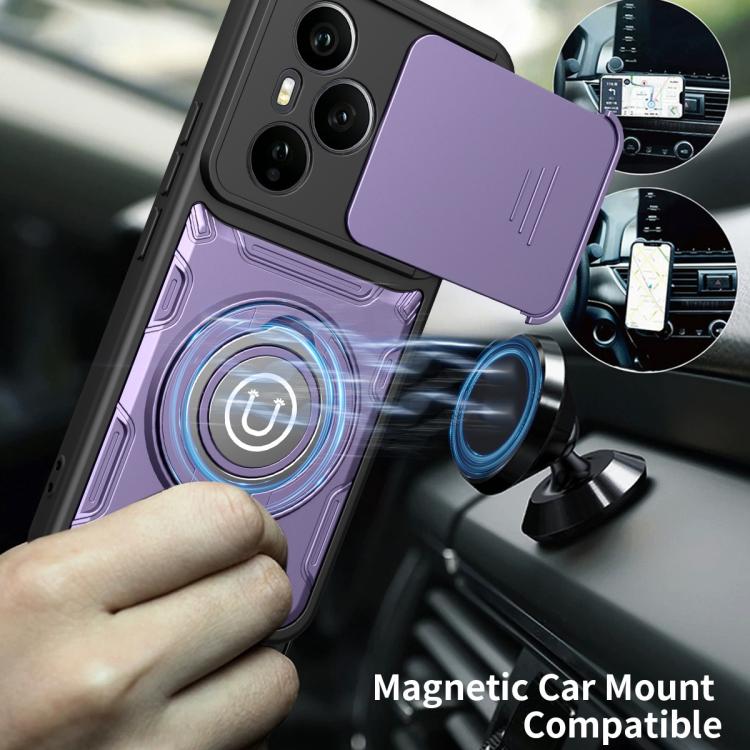 For Honor 400 Pro 5G Global 160.8mm Sliding Camshield Holder Magnetic Phone Case