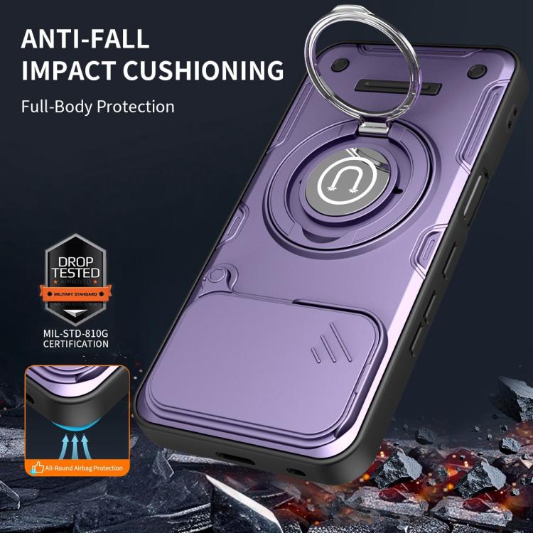For Honor 500 / 500 Pro Global 155.8mm Sliding Camshield Holder Magnetic Phone Case