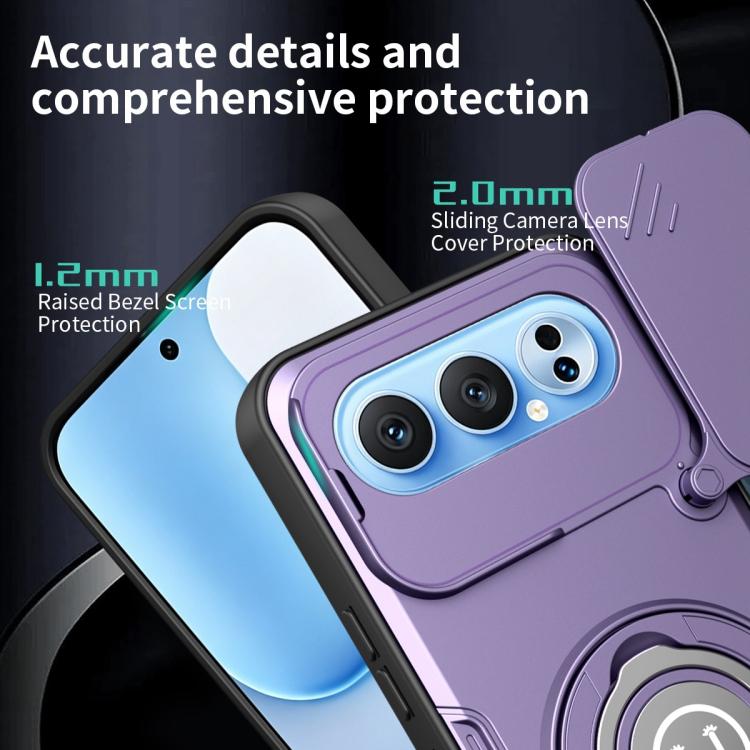 For Honor 500 / 500 Pro Global 155.8mm Sliding Camshield Holder Magnetic Phone Case
