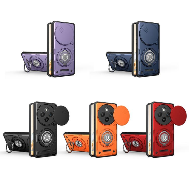For Honor X9c / Magic7 Lite / X60 Pro Sliding Camshield Holder Magnetic Phone Case