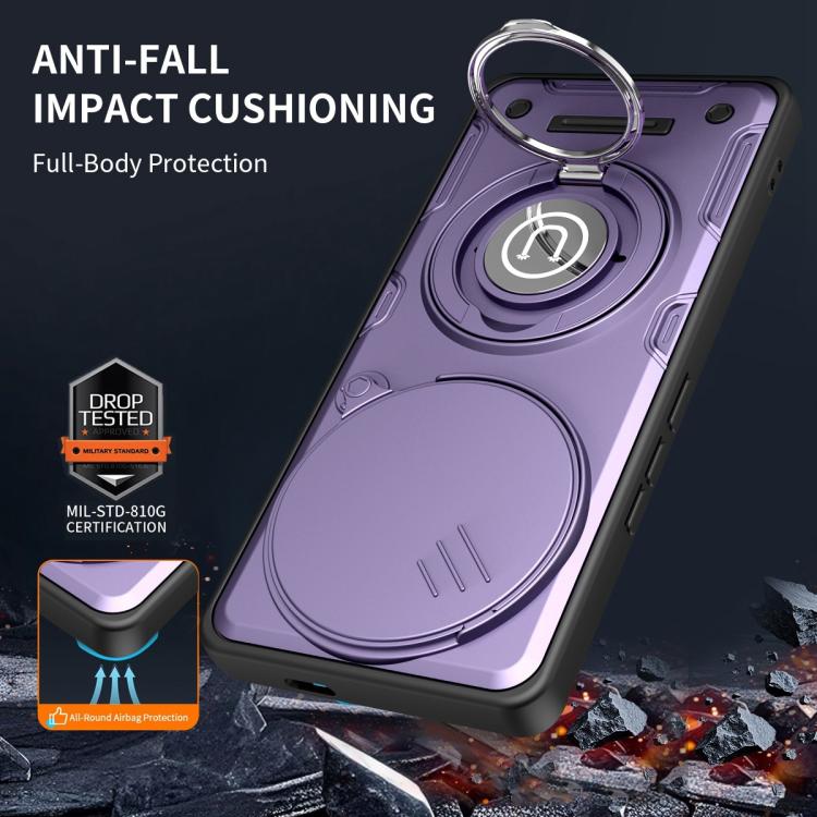 For Honor X9c / Magic7 Lite / X60 Pro Sliding Camshield Holder Magnetic Phone Case