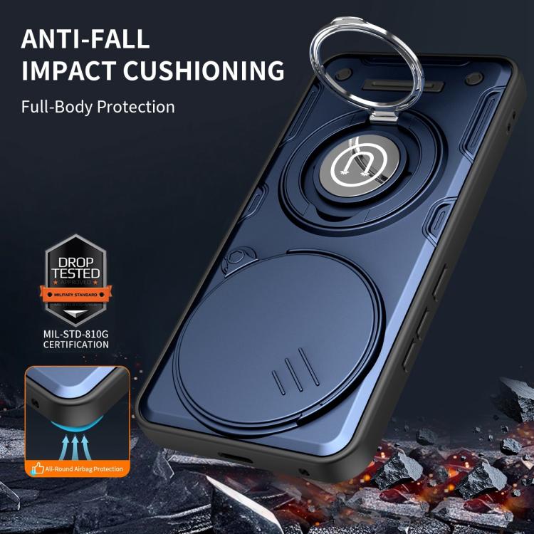For Honor X9d / X70 5G Sliding Camshield Holder Magnetic Phone Case