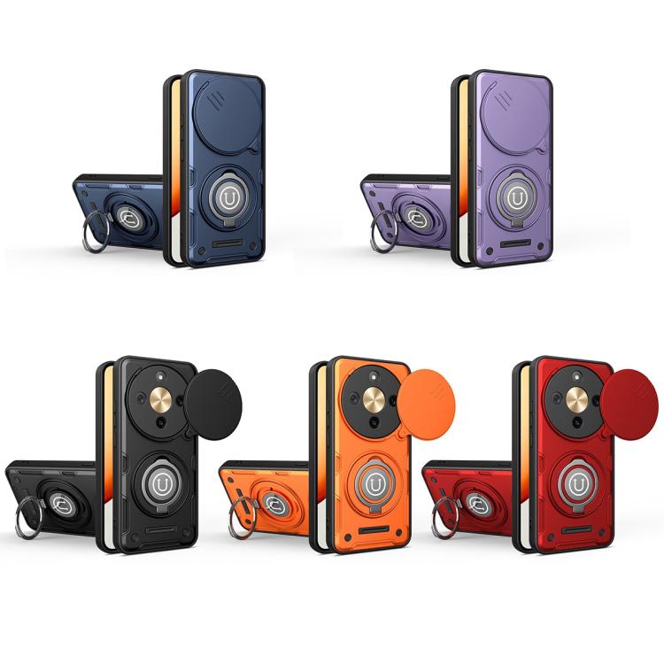 For Honor X9d / X70 5G Sliding Camshield Holder Magnetic Phone Case