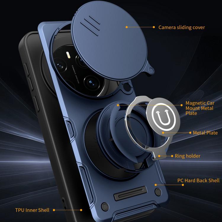 For Honor Magic7 Pro Sliding Camshield Holder Magnetic Phone Case