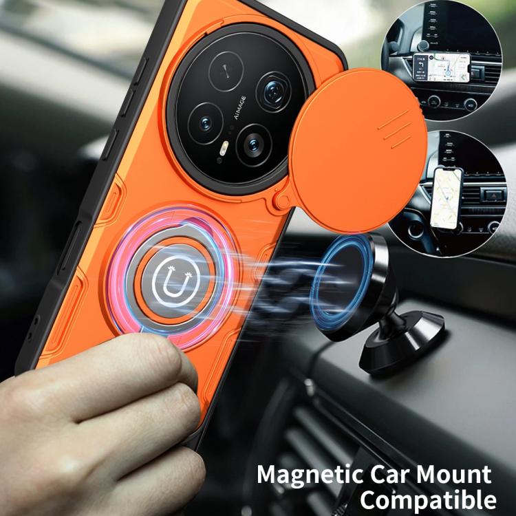 For Honor Magic8 Pro 5G Sliding Camshield Holder Magnetic Phone Case