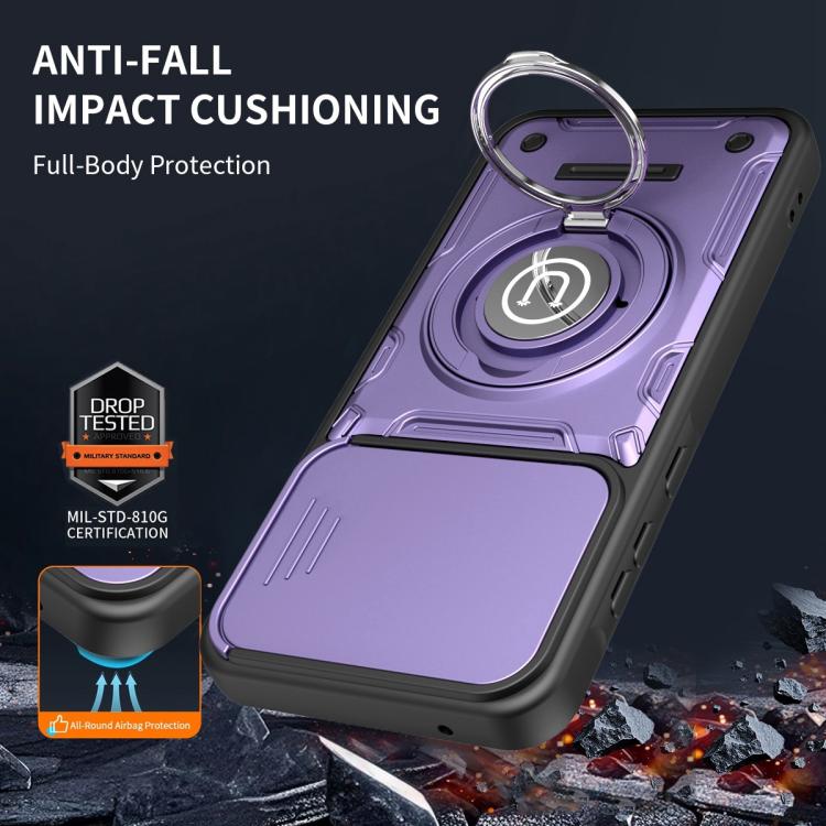 For Galaxy A55 5G Sliding Camshield Holder Magnetic Phone Case