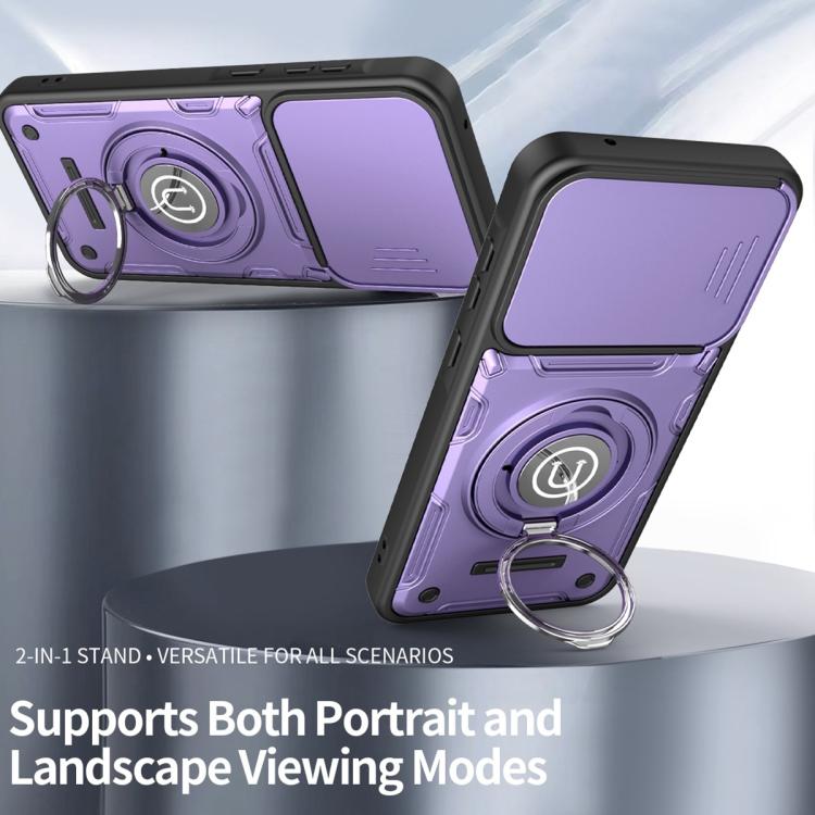 For Galaxy A55 5G Sliding Camshield Holder Magnetic Phone Case