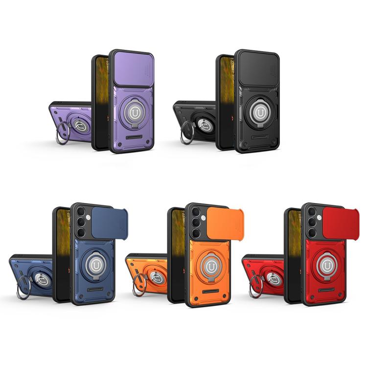 For Galaxy A55 5G Sliding Camshield Holder Magnetic Phone Case