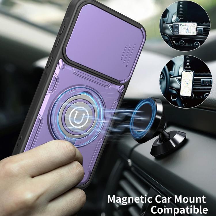 For Galaxy A55 5G Sliding Camshield Holder Magnetic Phone Case