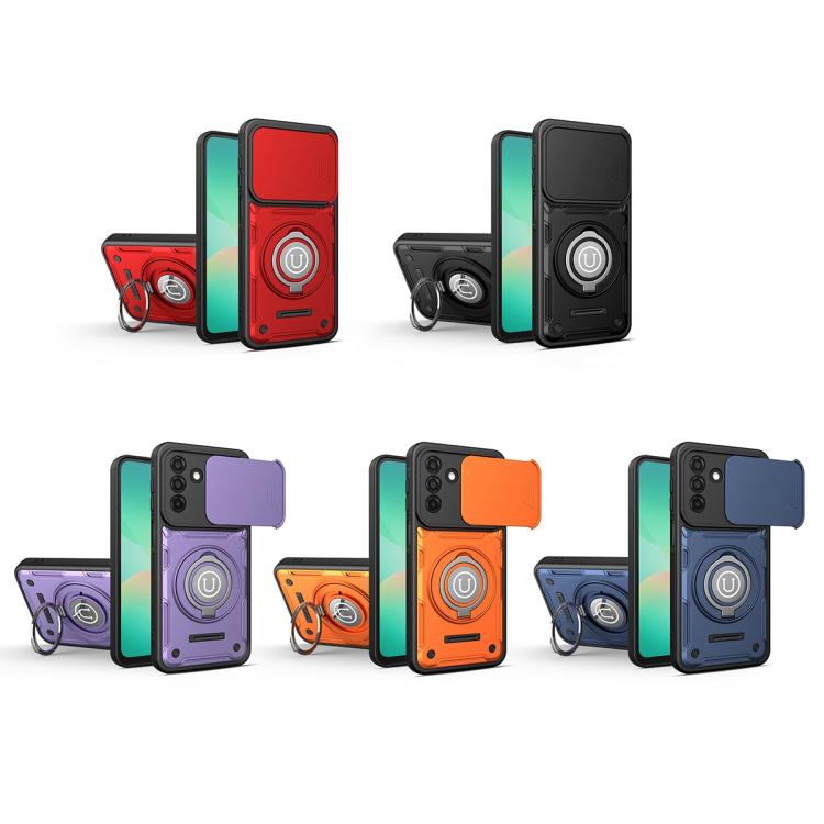 For Galaxy A26 5G / A17 5G Sliding Camshield Holder Magnetic Phone Case