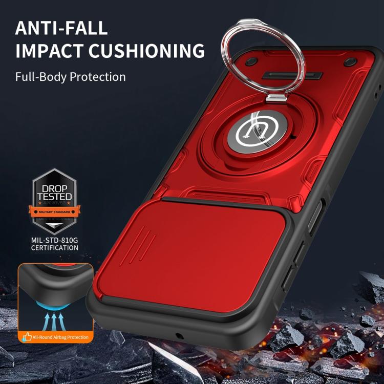 For Galaxy A26 5G / A17 5G Sliding Camshield Holder Magnetic Phone Case
