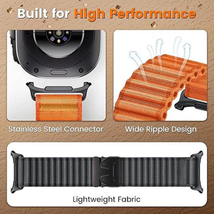 For Galaxy Watch8 / 8 Classic 5 Pack xDfind Parachute Buckle Off Road Sport Nylon Watch Band