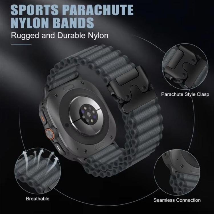 For Galaxy Watch8 / 8 Classic 5 Pack xDfind Parachute Buckle Off Road Sport Nylon Watch Band