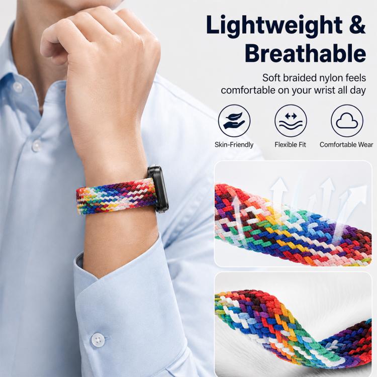 For Galaxy Watch8 / 8 Classic 5 Pack xDfind Magnetic Buckle Nylon Braid Loop Watch Band