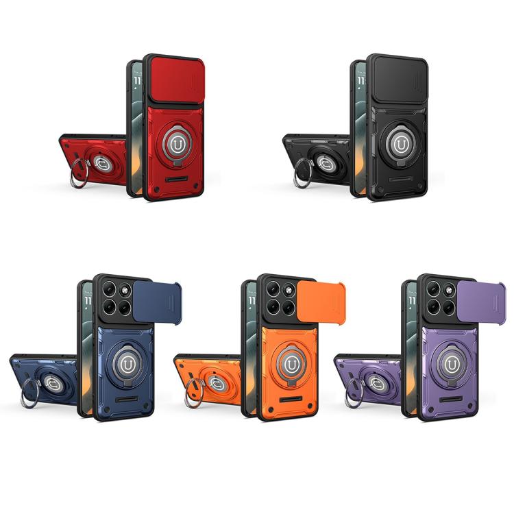 For Motorola Edge 70 5G Sliding Camshield Holder Magnetic Phone Case