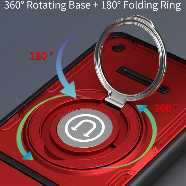 For Motorola Moto G05 / E15 Sliding Camshield Holder Magnetic Phone Case