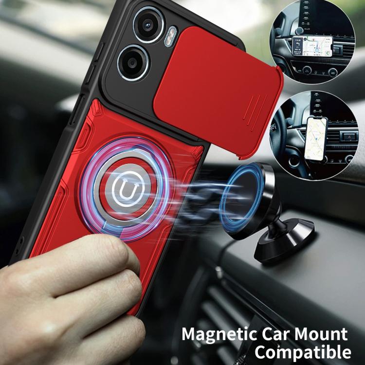 For Motorola Moto G06 4G / G16 Sliding Camshield Holder Magnetic Phone Case