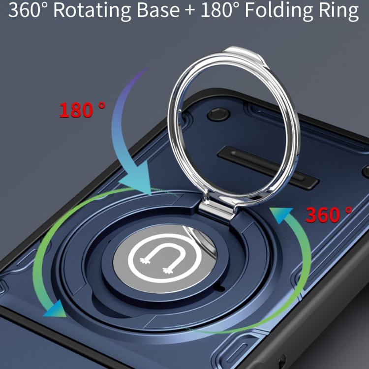 For Motorola Moto G56 5G Sliding Camshield Holder Magnetic Phone Case