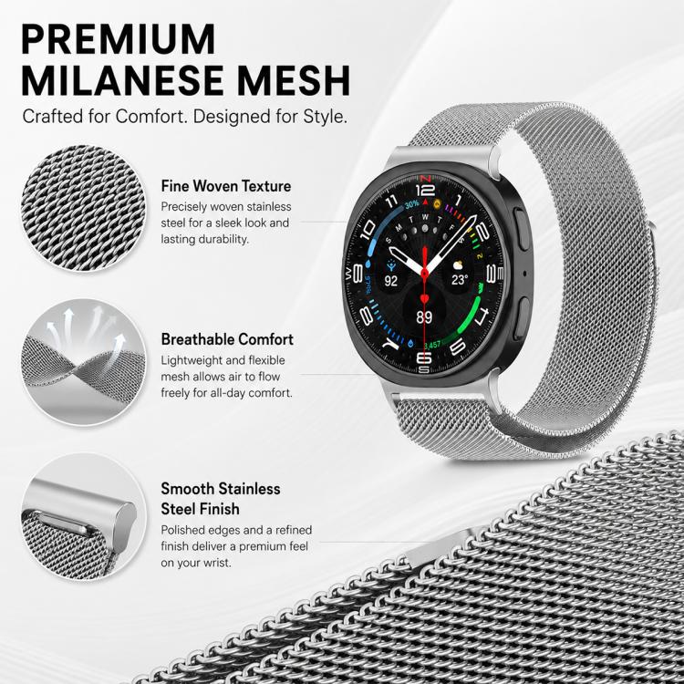 For Galaxy Watch8 / 8 Classic 5 Pack xDfind Milanese Magnetic Metal Watch Band