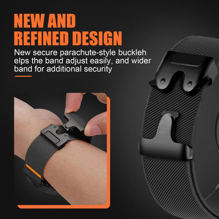 For Galaxy Watch8 / 8 Classic 5 Pack xDfind Parachute Buckle Stretch Nylon Watch Band