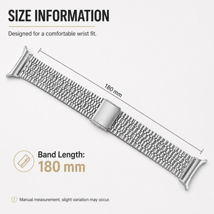 For Galaxy Watch8 / 8 Classic 5 Pack xDfind Seven Beads Buckle Stainless Steel Watch Band