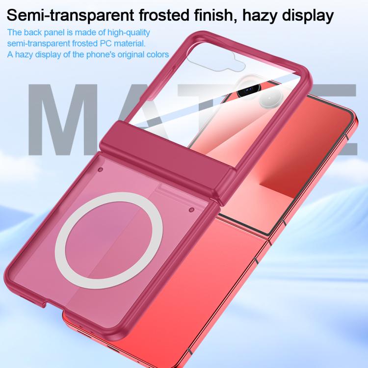 For Galaxy Z Flip7 5G Integrated Matte Skin Feel Magnetic Phone Case