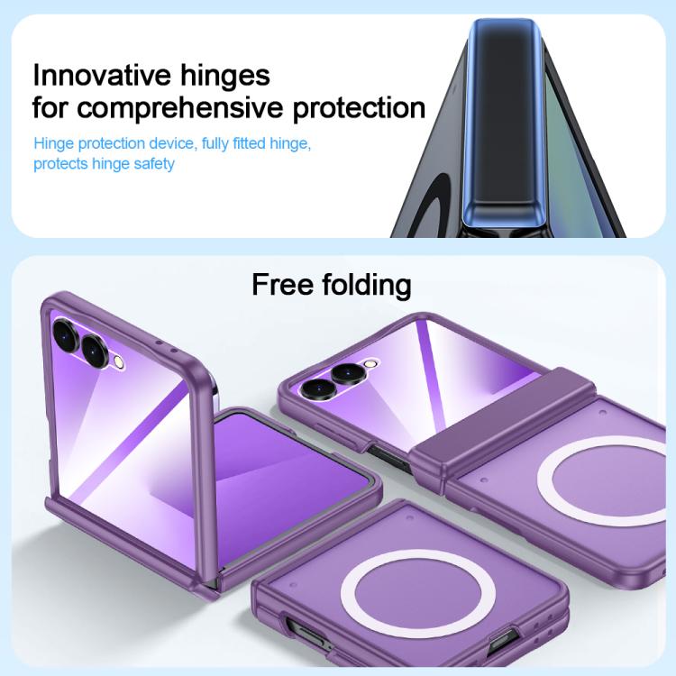 For Galaxy Z Flip7 5G Integrated Matte Skin Feel Magnetic Phone Case