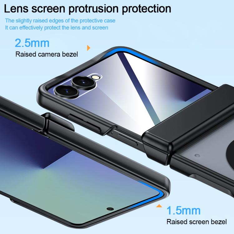 For Galaxy Z Flip7 5G Integrated Matte Skin Feel Magnetic Phone Case