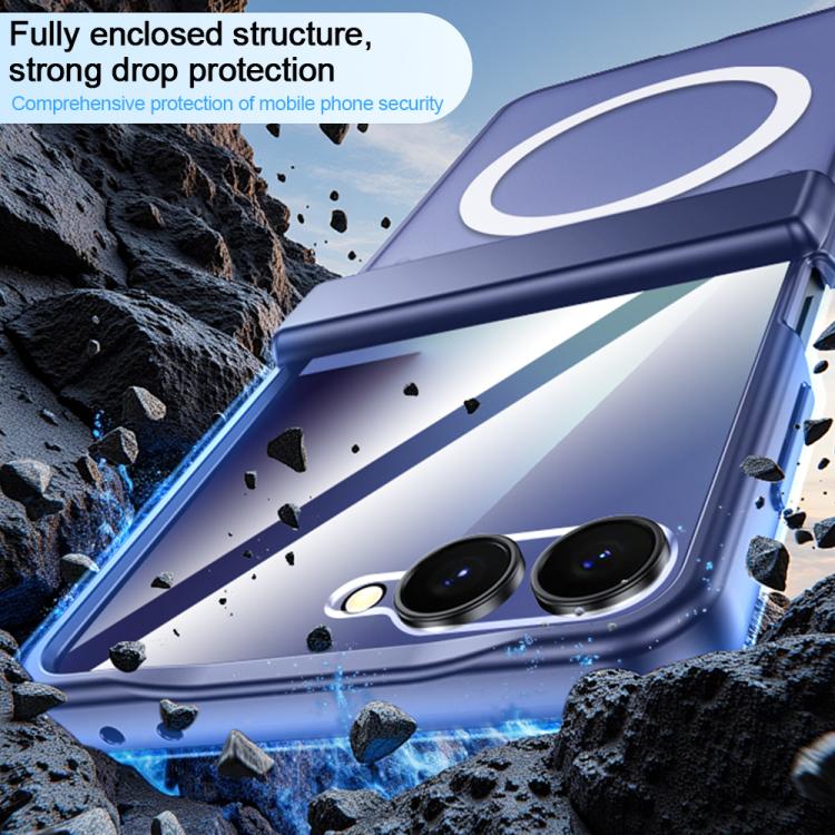 For Galaxy Z Flip7 5G Integrated Matte Skin Feel Magnetic Phone Case