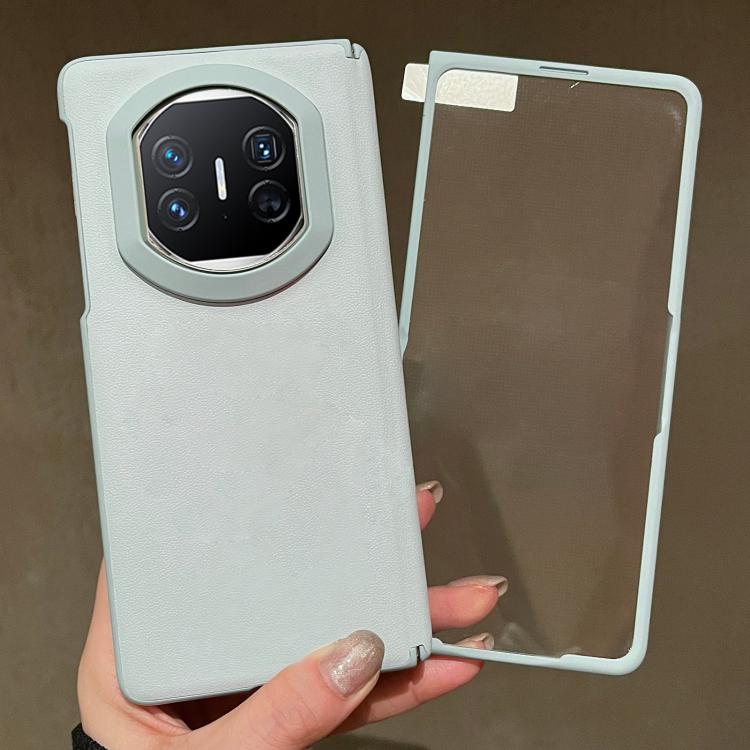 For Huawei Mate X5 Integrated Skin Feel Blue Edge Vegan Leather Phone Case