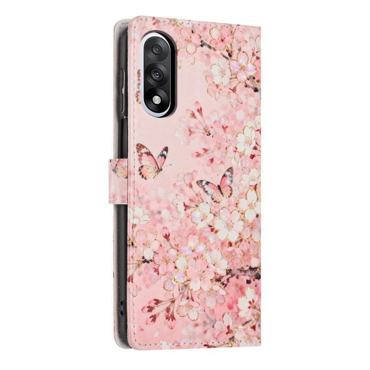 For One Plus Nord 5 Colorful Painting Vegan Leather Phone Case with Lanyard