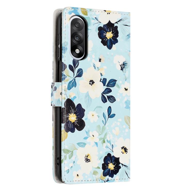 For One Plus Nord 5 Colorful Painting Vegan Leather Phone Case with Lanyard