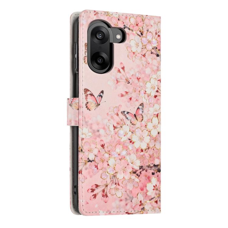 For One Plus Nord CE5 Colorful Painting Vegan Leather Phone Case with Lanyard