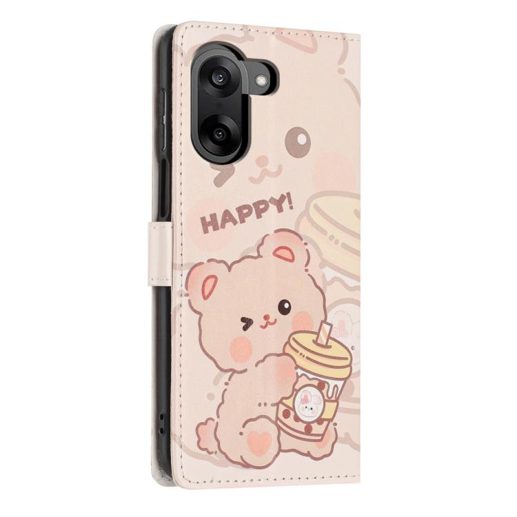 For One Plus Nord CE5 Colorful Painting Vegan Leather Phone Case with Lanyard