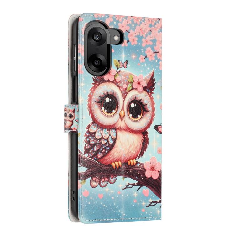 For One Plus Nord CE5 Colorful Painting Vegan Leather Phone Case with Lanyard