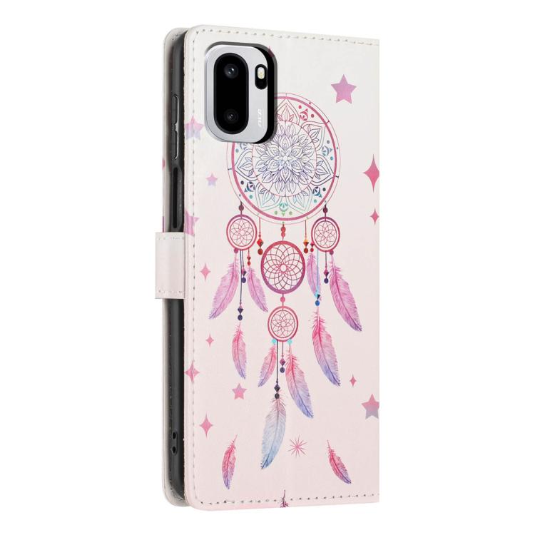 For One Plus Ace6 Colorful Painting Vegan Leather Phone Case with Lanyard