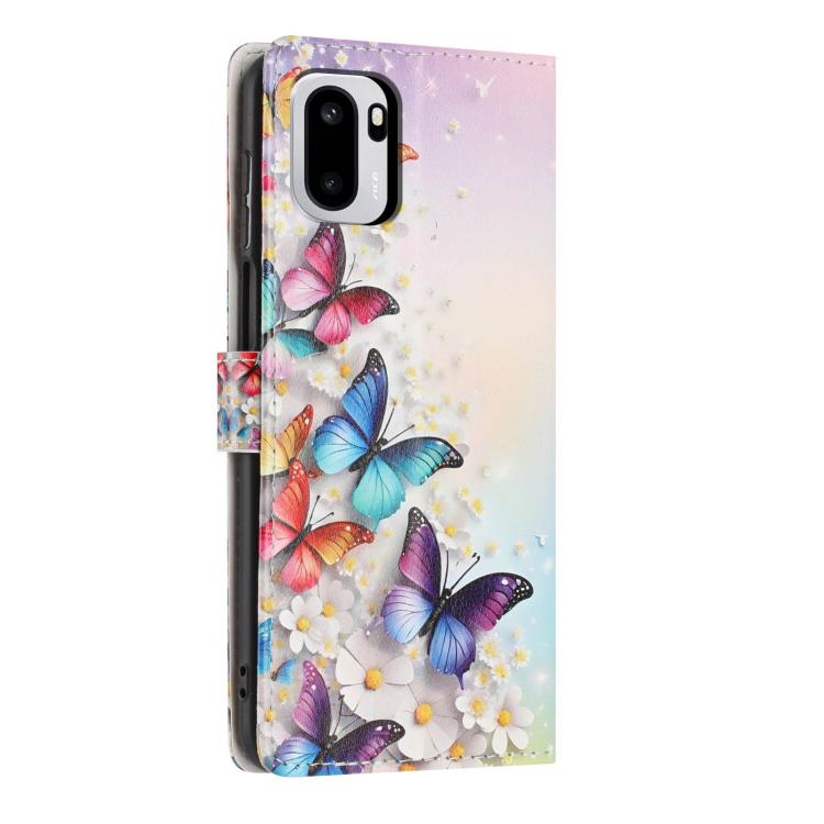 For One Plus Ace6 Colorful Painting Vegan Leather Phone Case with Lanyard
