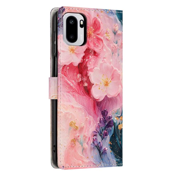 For One Plus Ace6 Colorful Painting Vegan Leather Phone Case with Lanyard
