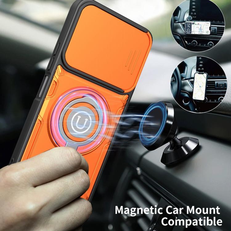 For Redmi 13 4G Global / 5G Global Sliding Camshield Holder Magnetic Phone Case