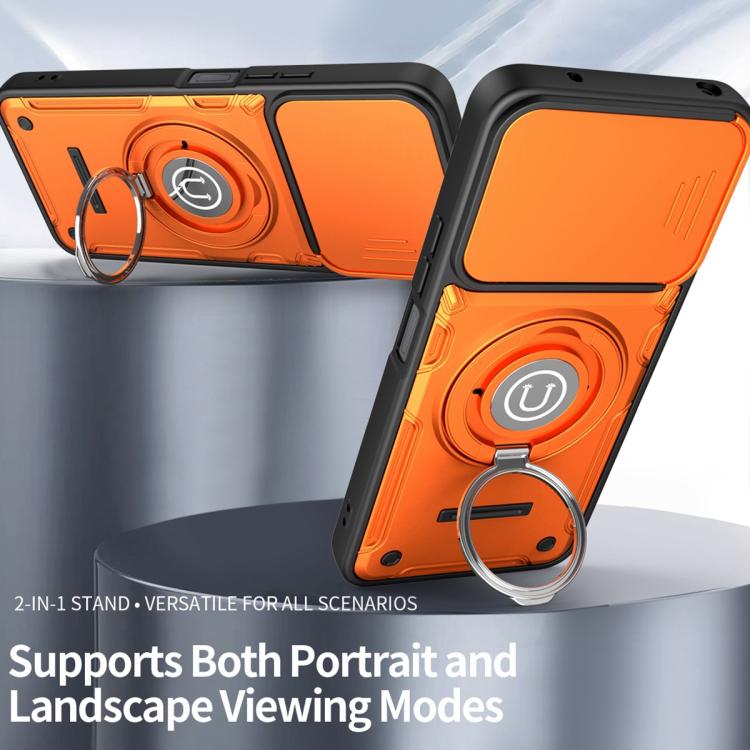 For Redmi 13 4G Global / 5G Global Sliding Camshield Holder Magnetic Phone Case