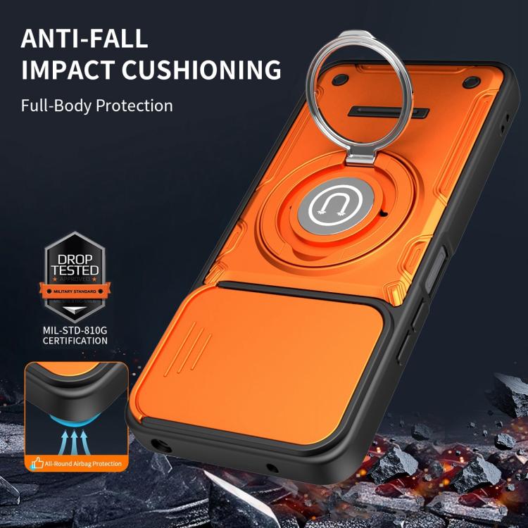 For Redmi 13 4G Global / 5G Global Sliding Camshield Holder Magnetic Phone Case