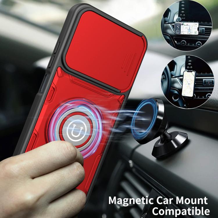 For Redmi 15C 5G / 4G Global 171mm Sliding Camshield Holder Magnetic Phone Case