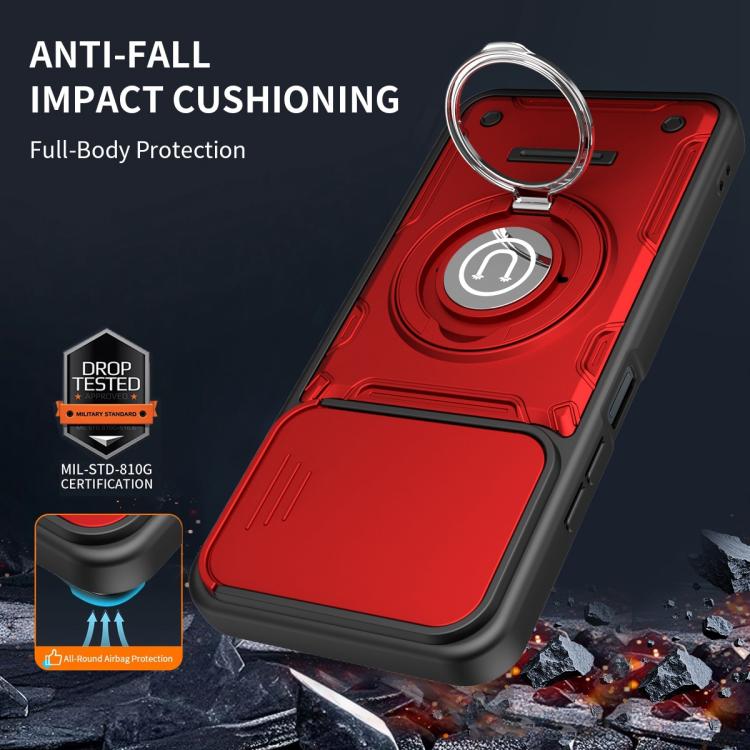 For Redmi 15C 5G / 4G Global 171mm Sliding Camshield Holder Magnetic Phone Case