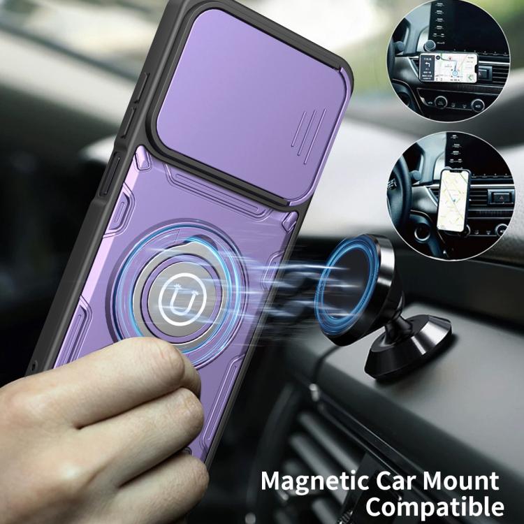 For Redmi A5 4G 171.7mm / Poco C71 Sliding Camshield Holder Magnetic Phone Case