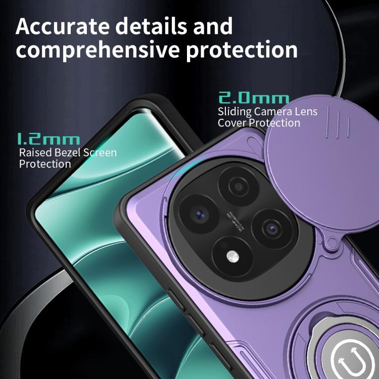 For Redmi Note 14 Pro+ 5G Sliding Camshield Holder Magnetic Phone Case